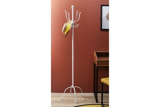 Bengaleiro Vintage 8 cabides - Branco