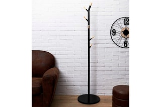 Bengaleiro 6 cabides Black Forest 
Preto