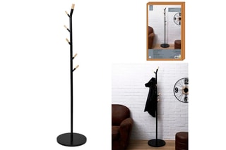 Bengaleiro 6 cabides Black Forest 
Preto
