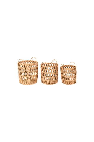3 cestos de arrumação 
Natural
