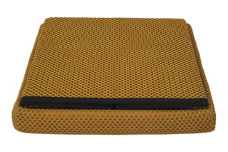Pufe-baú Atome - Amarelo - Em poliéster