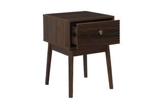 Mesa de cabeceira 1 gavetas em pinho Tiffany - 40 x 55 x 40 cm