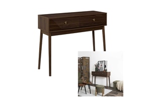 Consola 2 gavetas em pinho Tiffany - 100 x 80 x 35 cm