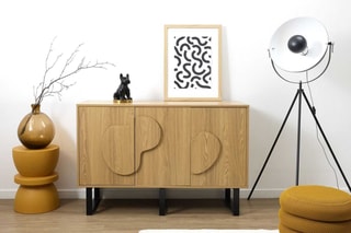 Aparador 3 portas Calypso - 120 x 79 x 40 cm