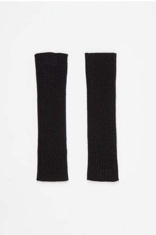 Kasjmier Vingerloze Handschoenen Zwart