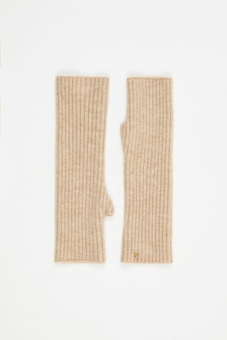 Kasjmier Vingerloze Handschoenen - Beige