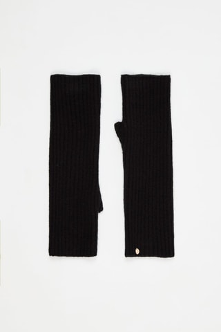 Kasjmier Vingerloze Handschoenen - Zwart