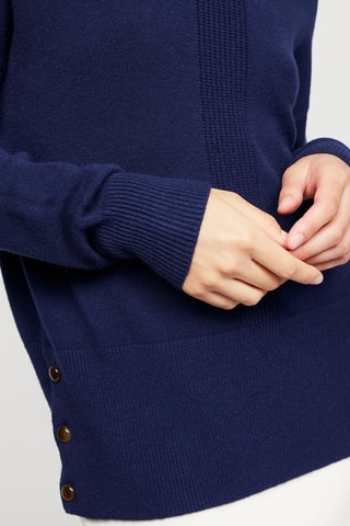 Pull en cachemire Bleu
