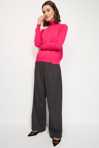 Kasjmier Trui en Vest - Fuchsia