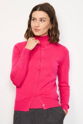 Kasjmier Trui en Vest - Fuchsia