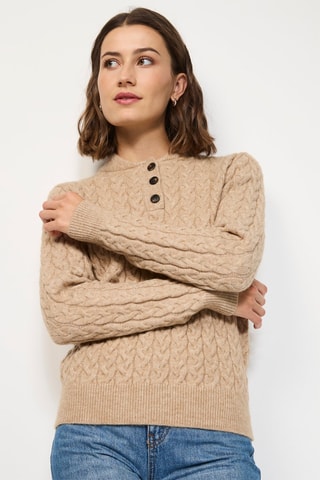 Kasjmier Trui - Beige