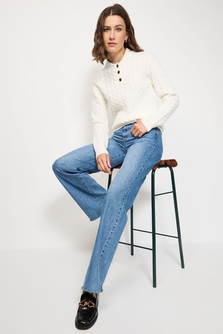 Camisola de caxemira - Branco