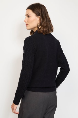 Camisola de caxemira - Preto