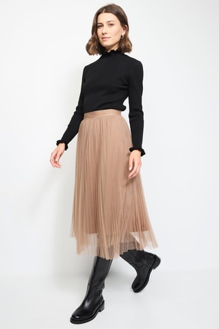 Pull en cachemire et soie - Noir