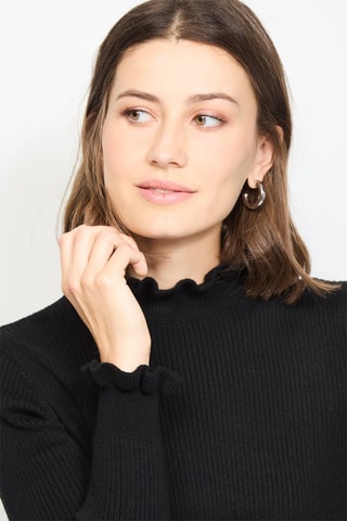 Pull en cachemire et soie - Noir