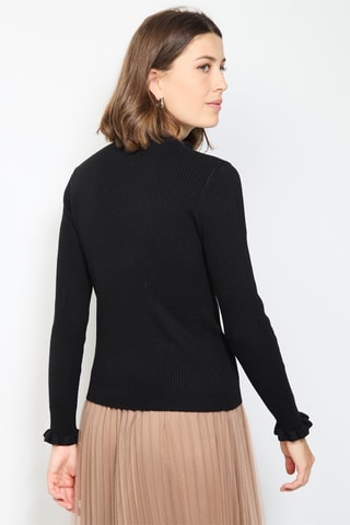 Pull en cachemire et soie - Noir