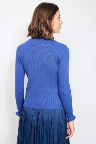 Pull en cachemire et soie - Bleu clair