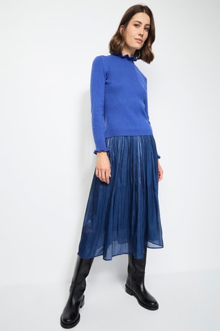 Pull en cachemire et soie - Bleu clair