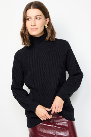 Camisola de caxemira - Preto