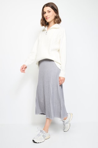 Pull poncho en cachemire - Beige
