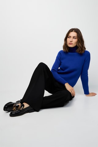 Pull en cachemire - Bleu roi