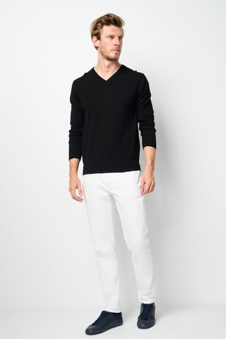 Camisola em caxemira - Preto