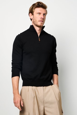Camisola em caxemira - Preto