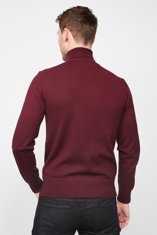 Kasjmier Trui Bordeauxrood