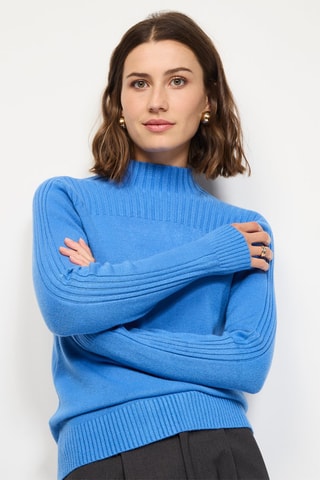 Camisola de caxemira - Azul-celeste