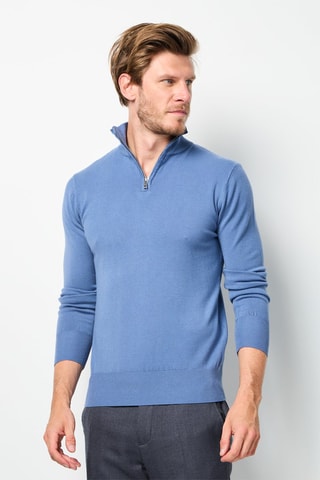 Kasjmier Trui - Blauw