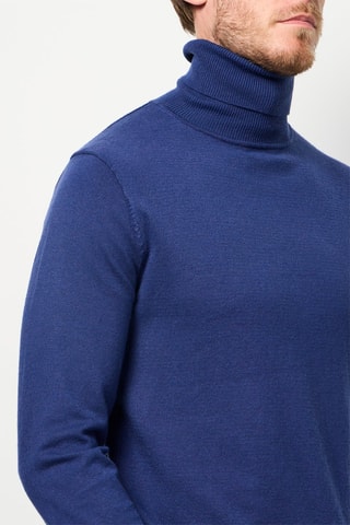Camisola em caxemira - Azul