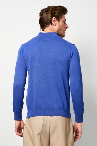 Camisola em caxemira - Azul