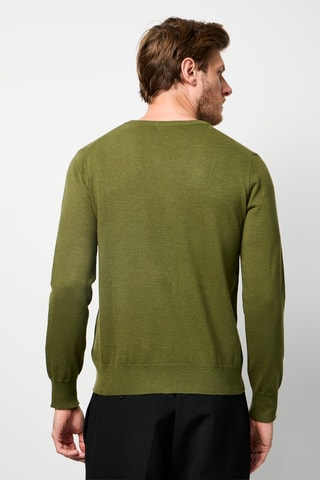 Camisola em caxemira - Verde