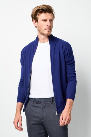Kasjmier Vest - Blauw