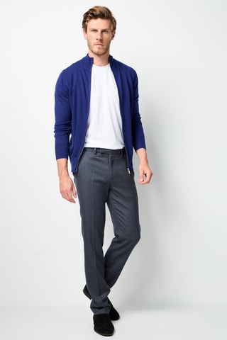Kasjmier Vest - Blauw