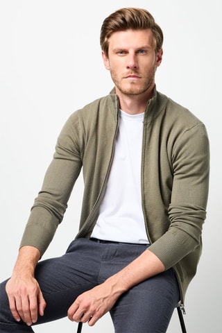 Kasjmier Vest - Groen