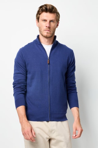 Kasjmier Vest - Blauw