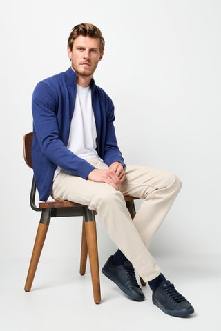 Kasjmier Vest - Blauw
