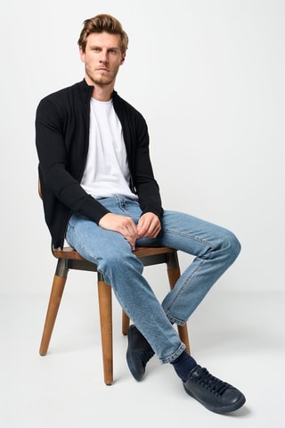 Kasjmier Vest - Zwart