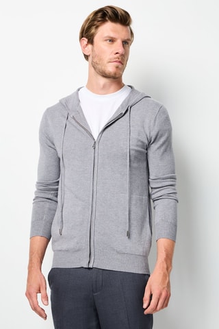 Kasjmier Vest - Gemêleerd Grijs