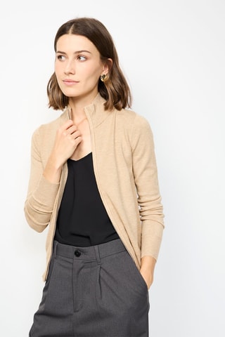Vest - Gemêleerd Beige