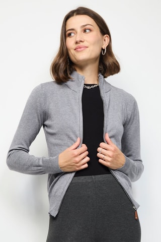 Vest - Gemêleerd Lichtgrijs