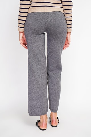 Broek Wide Legs - Gemêleerd Grijs