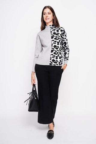 Oversized trui - Grijs