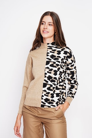 Oversized trui - Beige