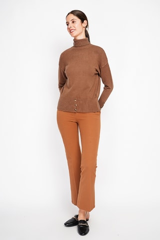 Oversized trui - Bruin
