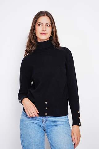 Oversized trui - Zwart