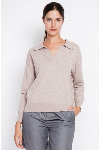 Oversized trui - Beige