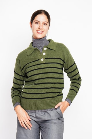 Camisola oversize - Caqui
