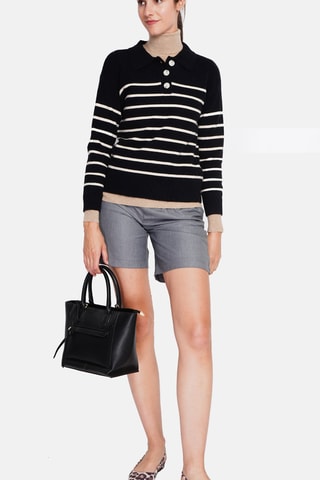 Camisola oversize - Preto